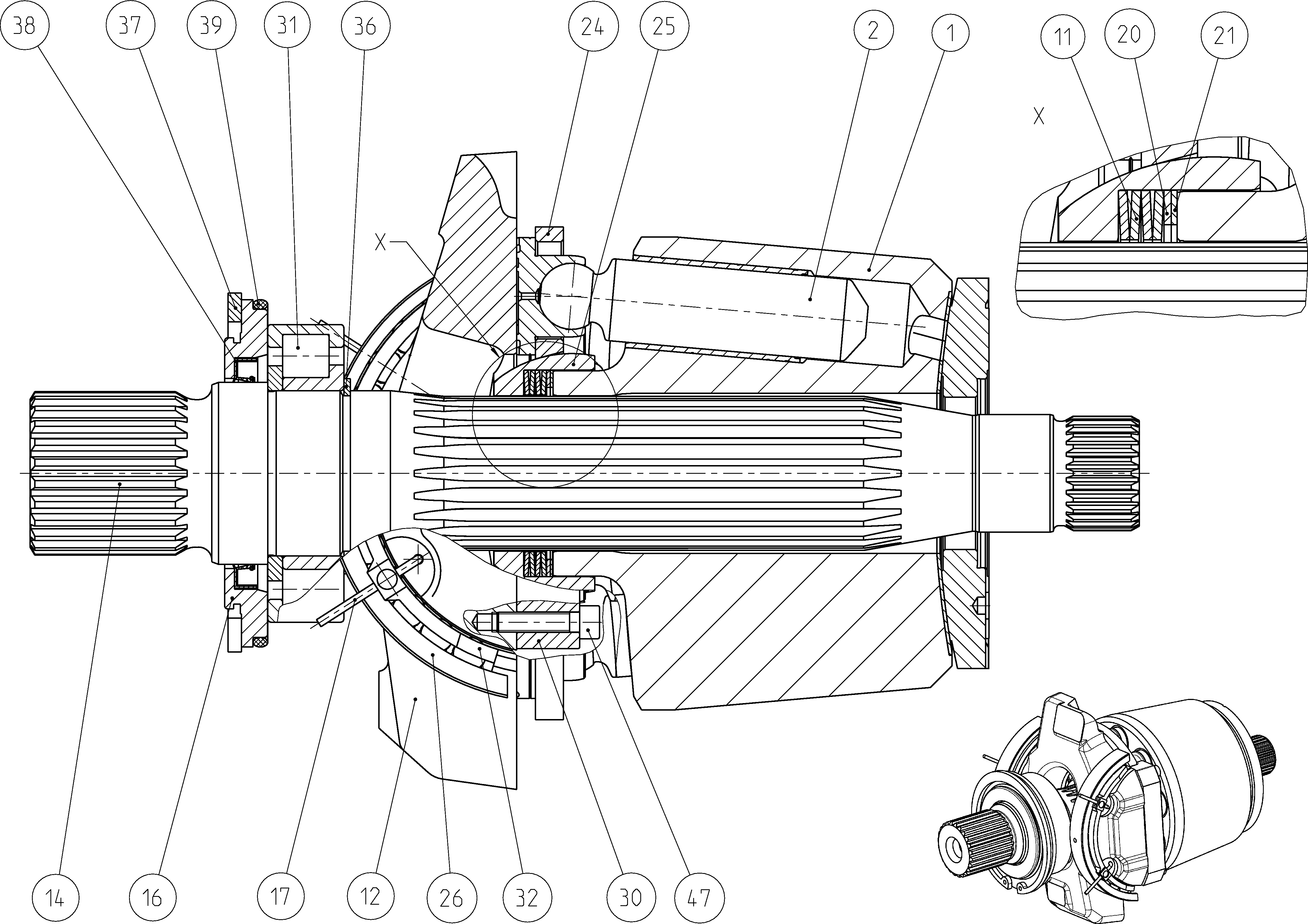 MECHANIZM NAPĘDOWY — Rysunek