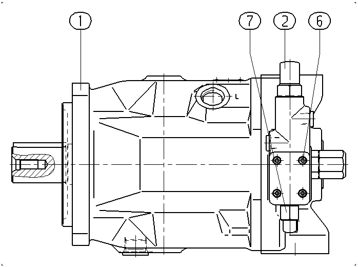 AAA10VSO140DR/31R-VKD62N00-SO488 — Rysunek