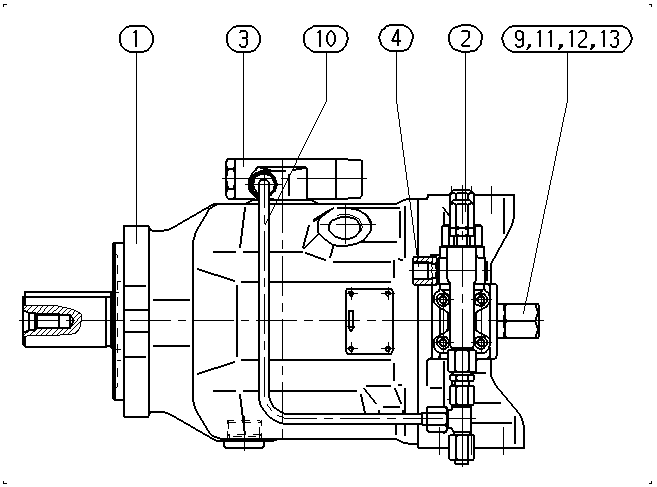 AA10VSO100FHD/31R-PPA12N00-SO780 — Rysunek