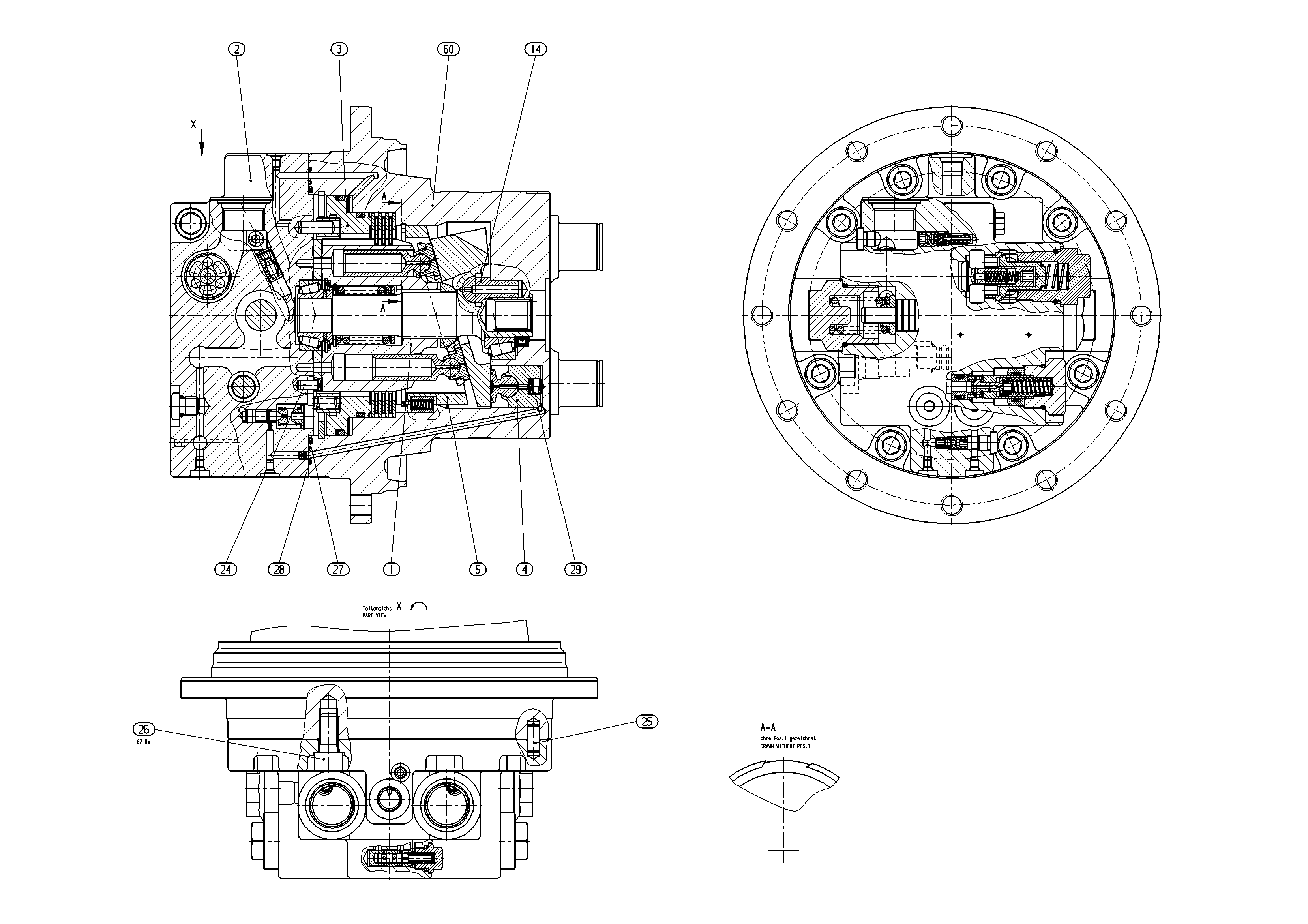 A10VT45HZ/10W270-NN31B010 — Rysunek