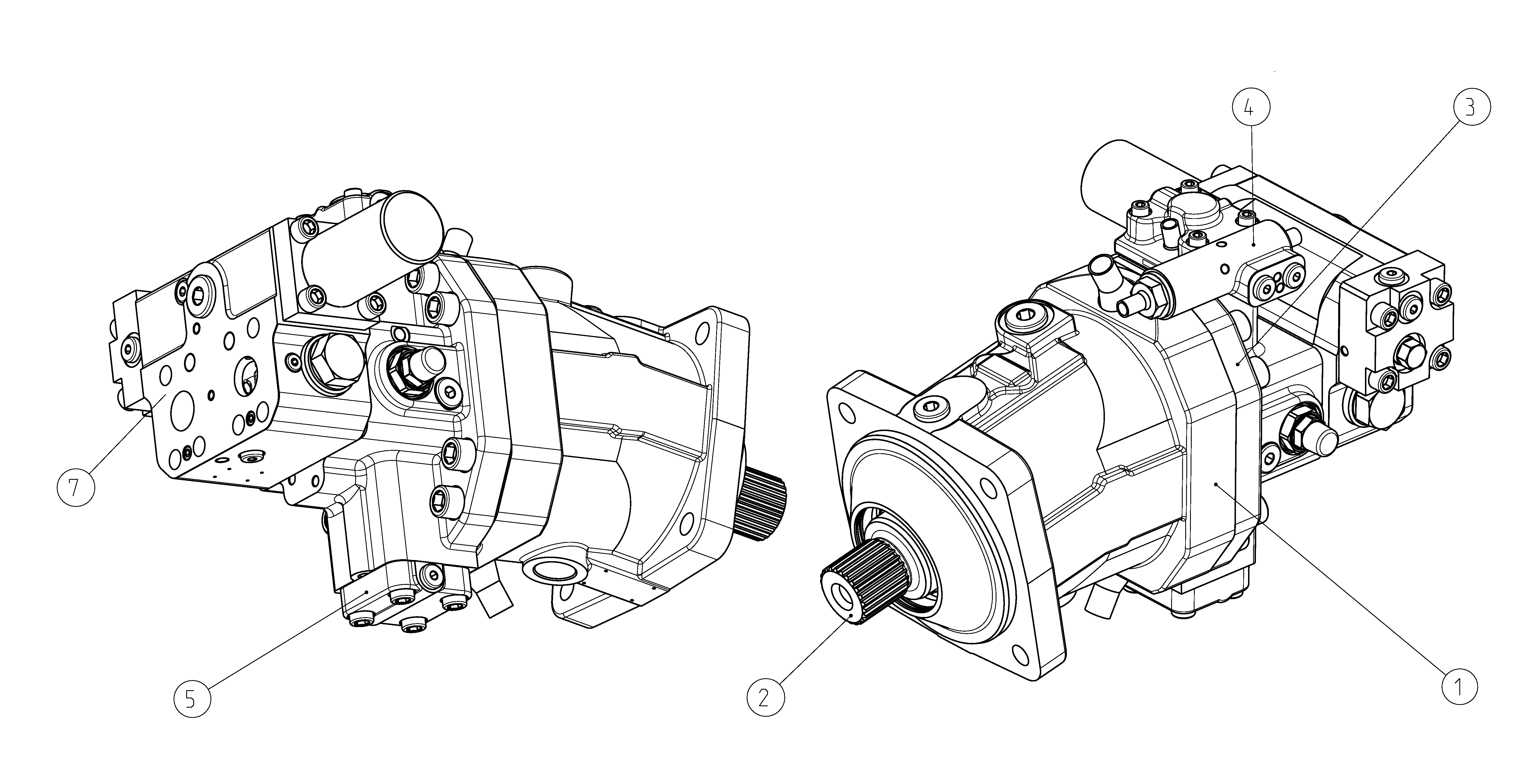 A6VM170HP5D20001G/71XWV0R4A28W0-S — Rysunek