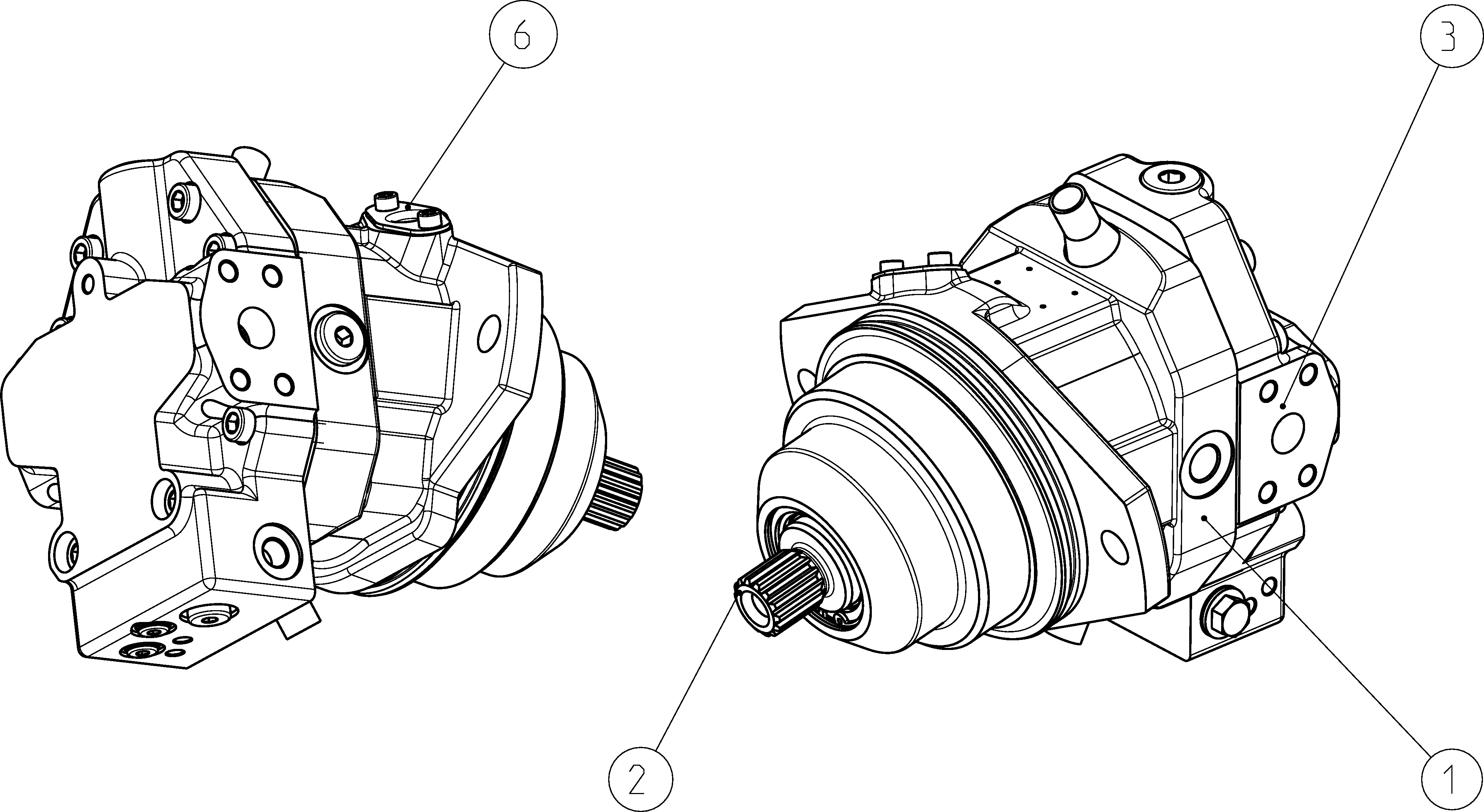 A6VE55HZ3/63W-VZL020F0B — Rysunek
