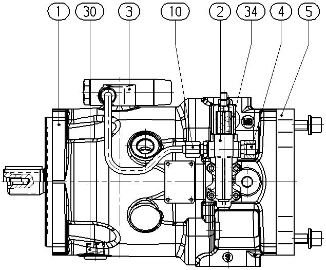 A A10VSO140LA6DS/32R-VSB32UB7 — Rysunek