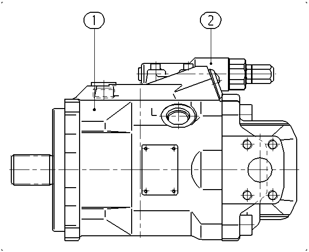 AA10VO60DR1/52L-PSD12N00-SO275 — Rysunek