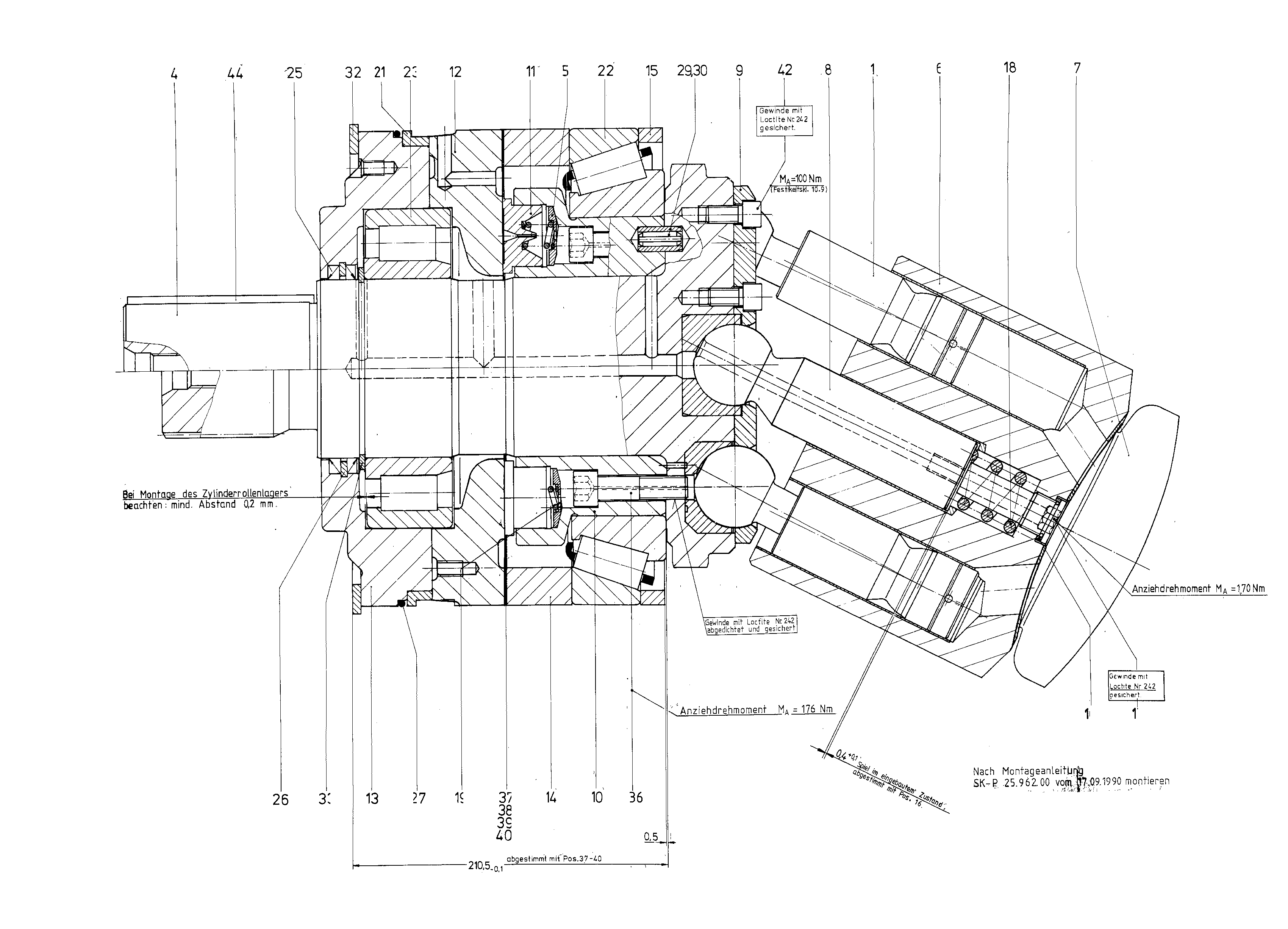 TW A7V-SL1000/L5ZX -SO-KOLB.+SCHW.ANZ. — Rysunek